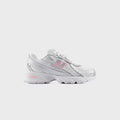 New Balance GS 740 Bungee Lace - Silver Metallic / Signal Pink