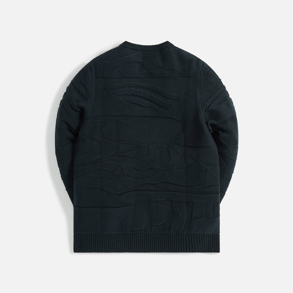 by Parra Landscape Knitted Pullover - Navy Blue