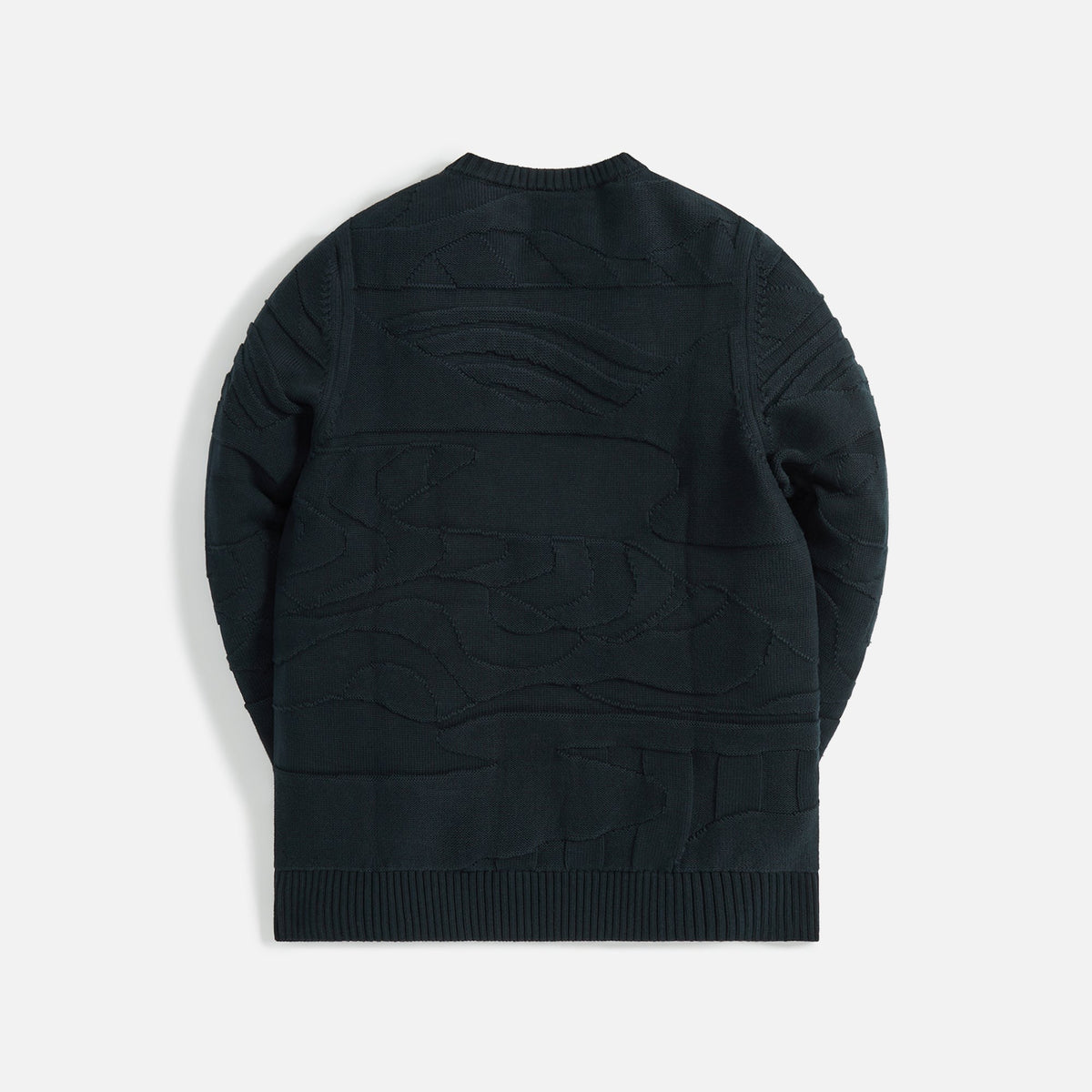by Parra Landscape Knitted Pullover - Navy Blue