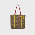 WGACA Dior Rasta Trotter Tote Bag - Brown
