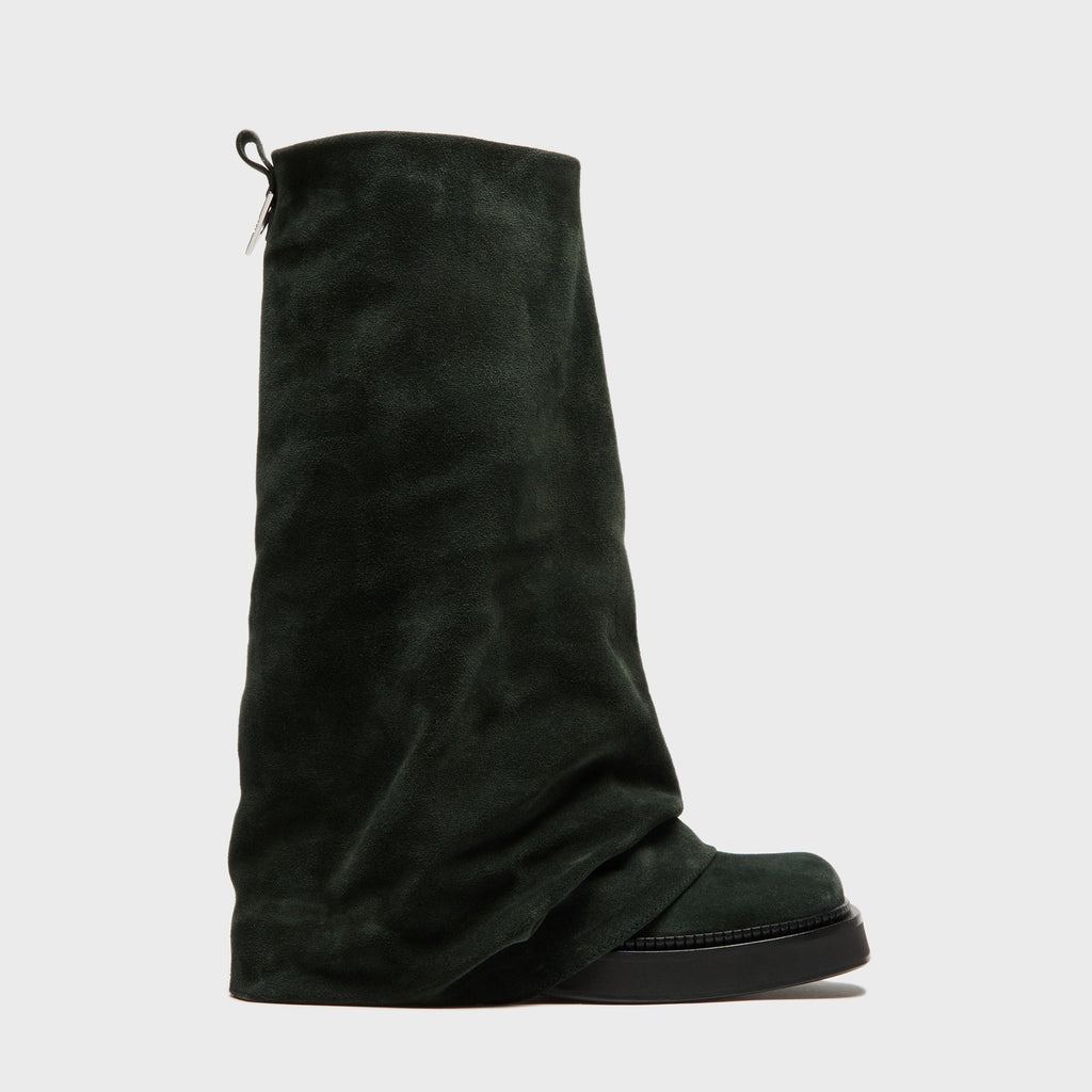 The Attico Robin Combat Boot - Moss