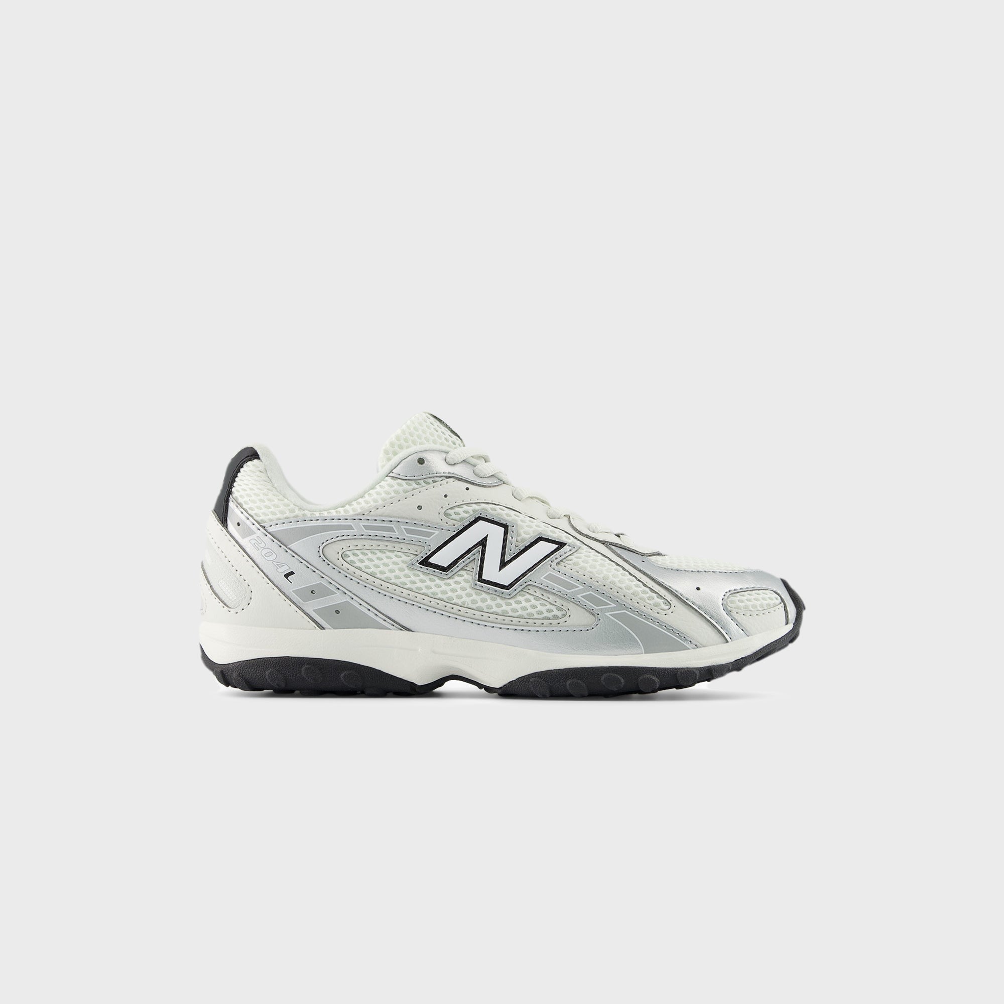 New Balance GS 204L Lace - White / Grey Matter
