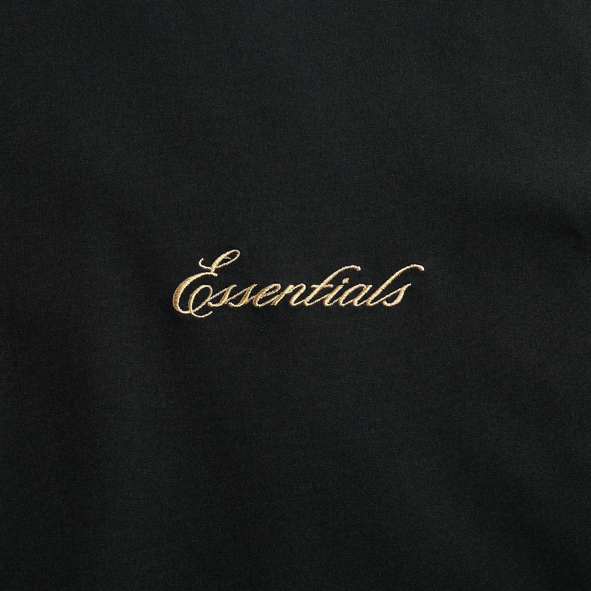 Essentials Signature Full Zip Track Jacket - Vintage Black