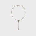 Emanuele Bicocchi Reissue Notre Cross Rosary Necklace - Silver