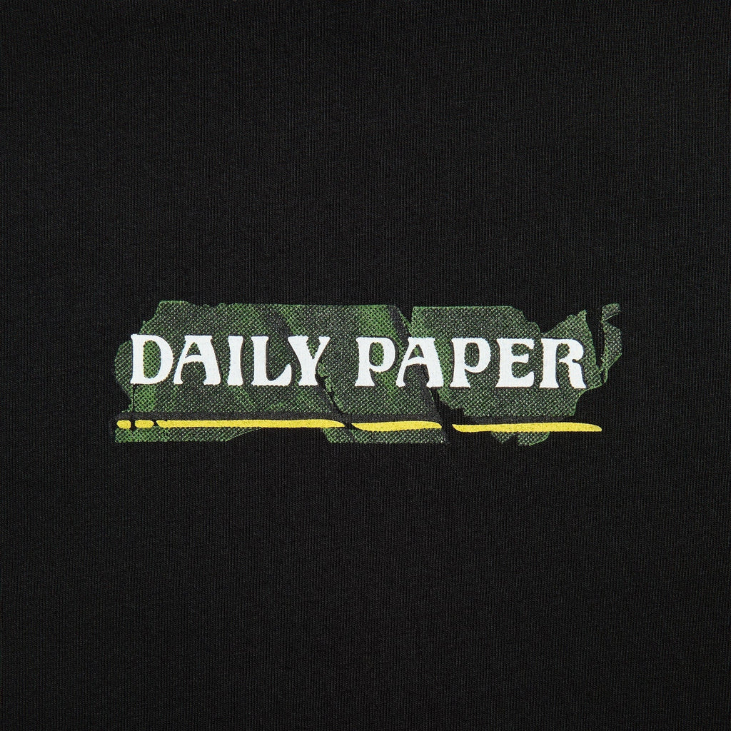 Daily Paper Sticker Tee - Black