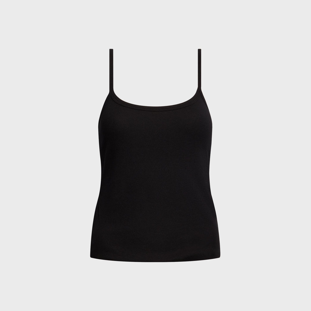 Cotton Citizen Verona Spaghetti Tank - Black