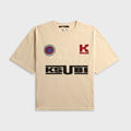 Ksubi Zoom Ekcess Short Sleeve Tee - Ecru