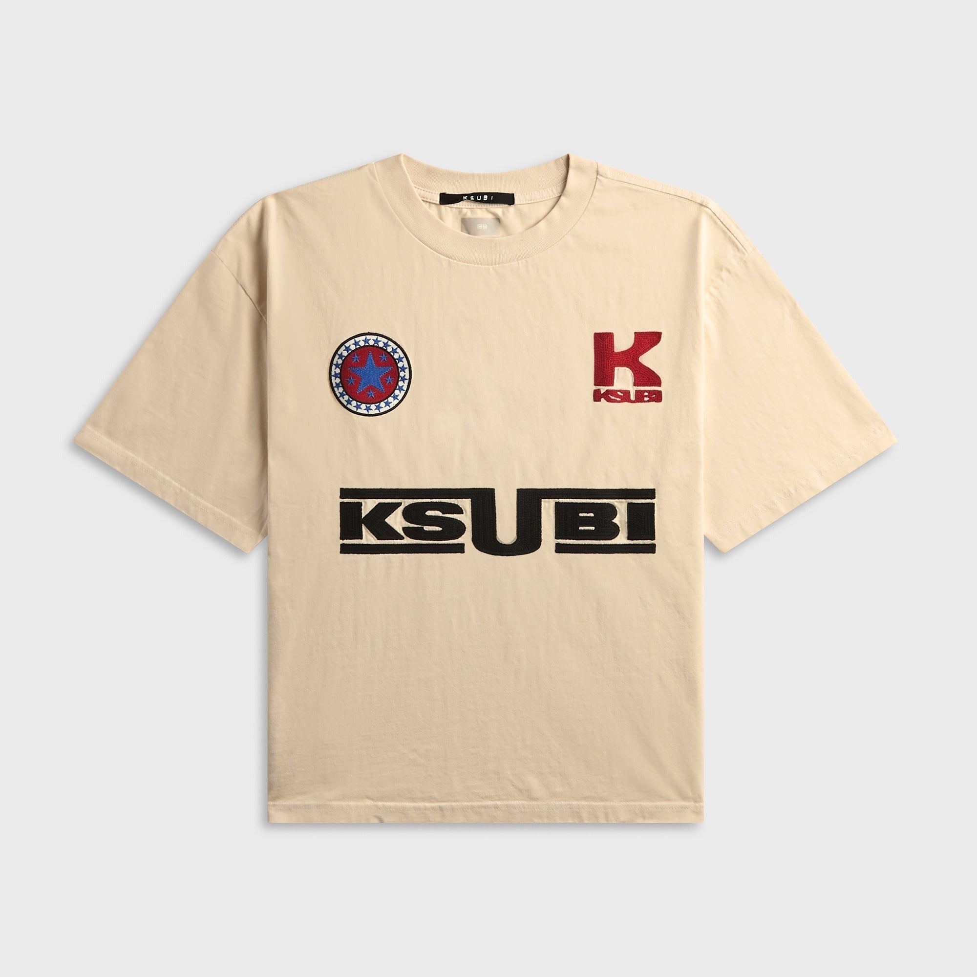 Ksubi Zoom Ekcess Short Sleeve Tee - Ecru