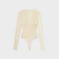 Agolde Abbi Bodysuit - Oat Milk