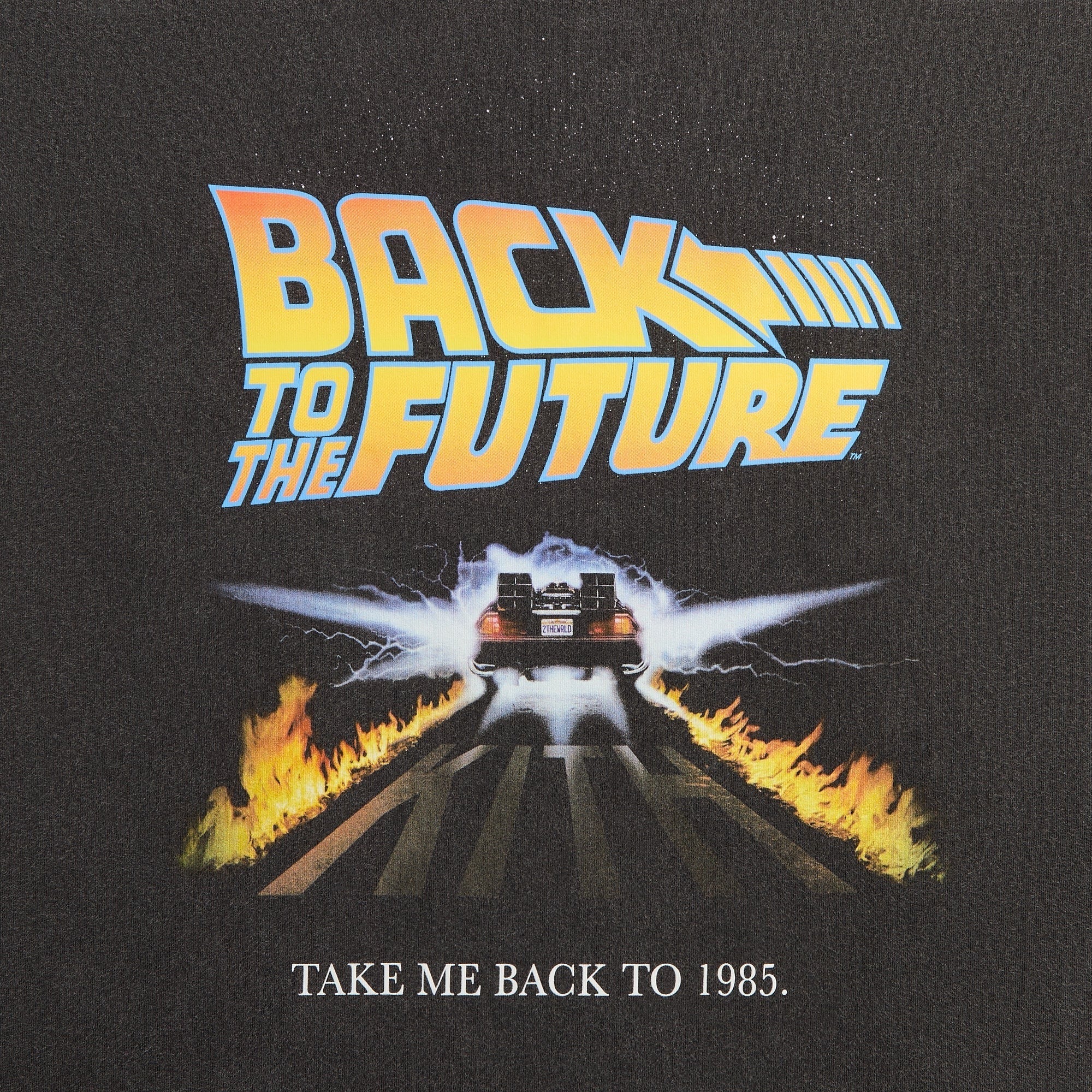 Kith for Back to the Future Back to 1985 Vintage Tee - Black