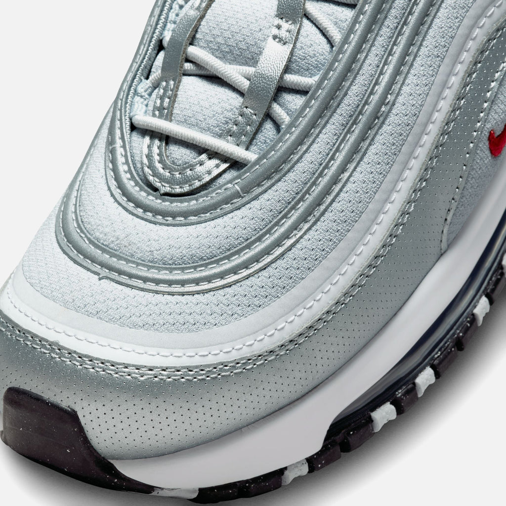 Nike Pre-School Air Max 97 - Metallic Silver / Varsity Red / White / Black