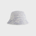 Kith Heather Jacquard Canvas Reversible Dawson Bucket Hat - Light Indigo
