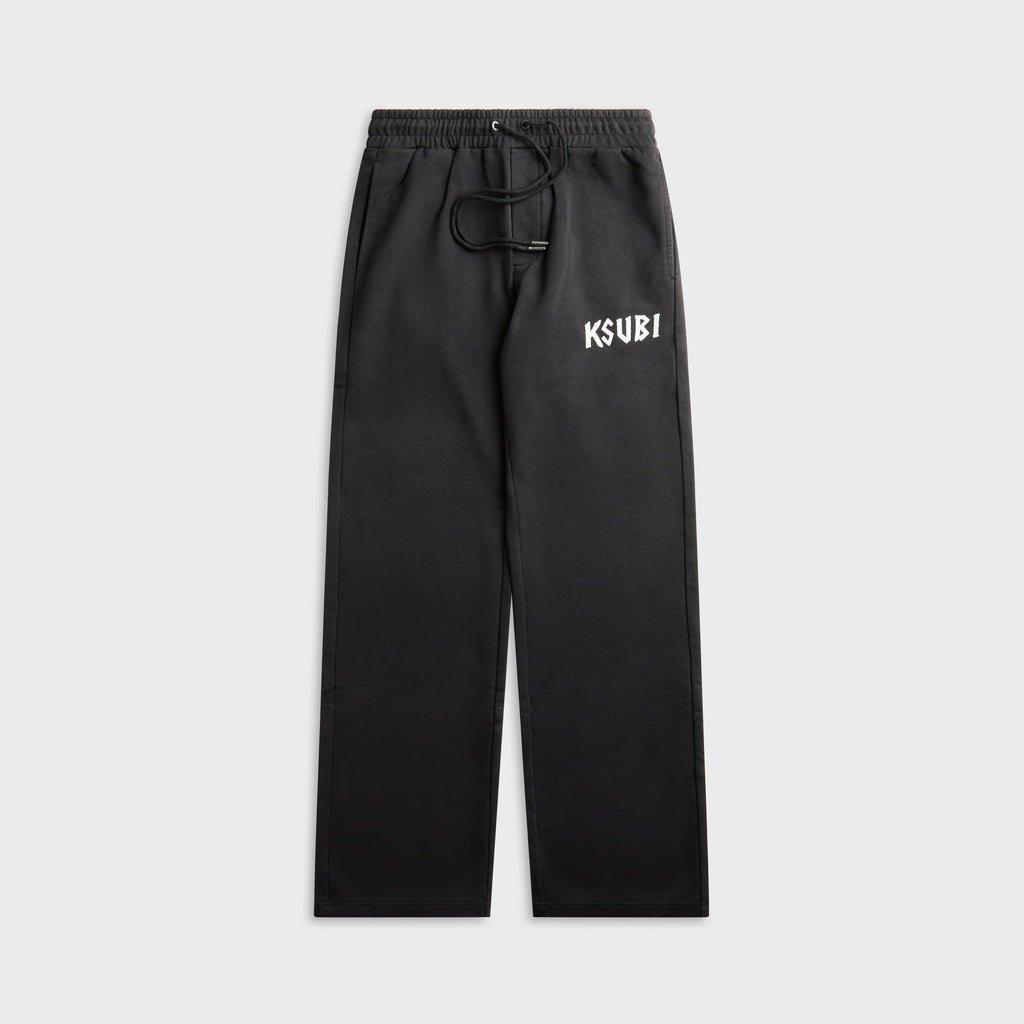 Ksubi Kings Synthesis Trak Pant - Faded Black / Charcoal