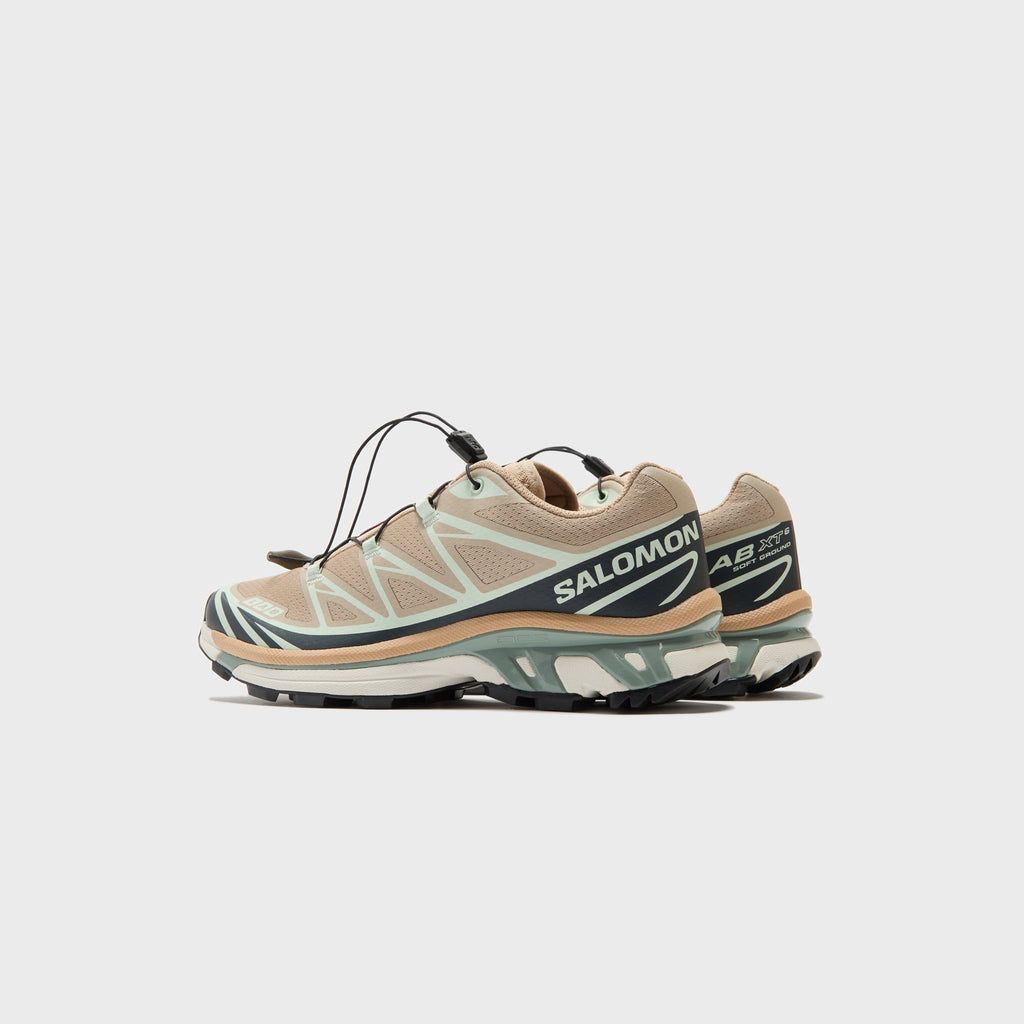 Salomon XT-6 - Oxford Tan / Carbon / Clearly Aqua
