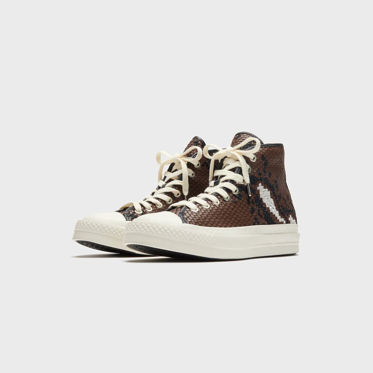Converse First String Chuck Taylor All Star - Brown / Snow White / Black