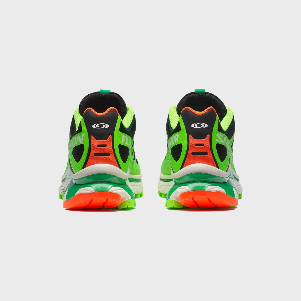 Salomon x Feid XT-4 - Black / Green Gecko / Shocking Orange