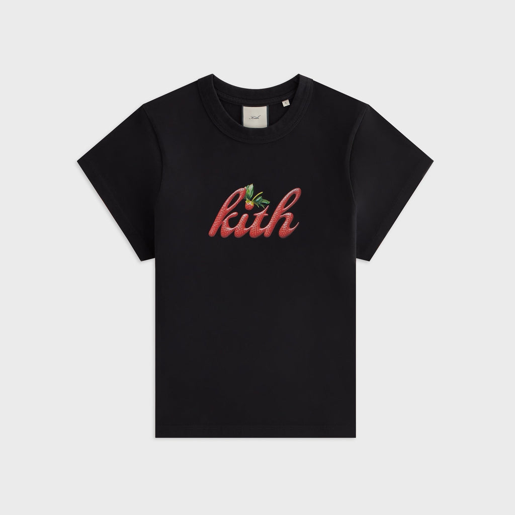 Kith Women Mulberry Vintage Strawberry Tee - Black