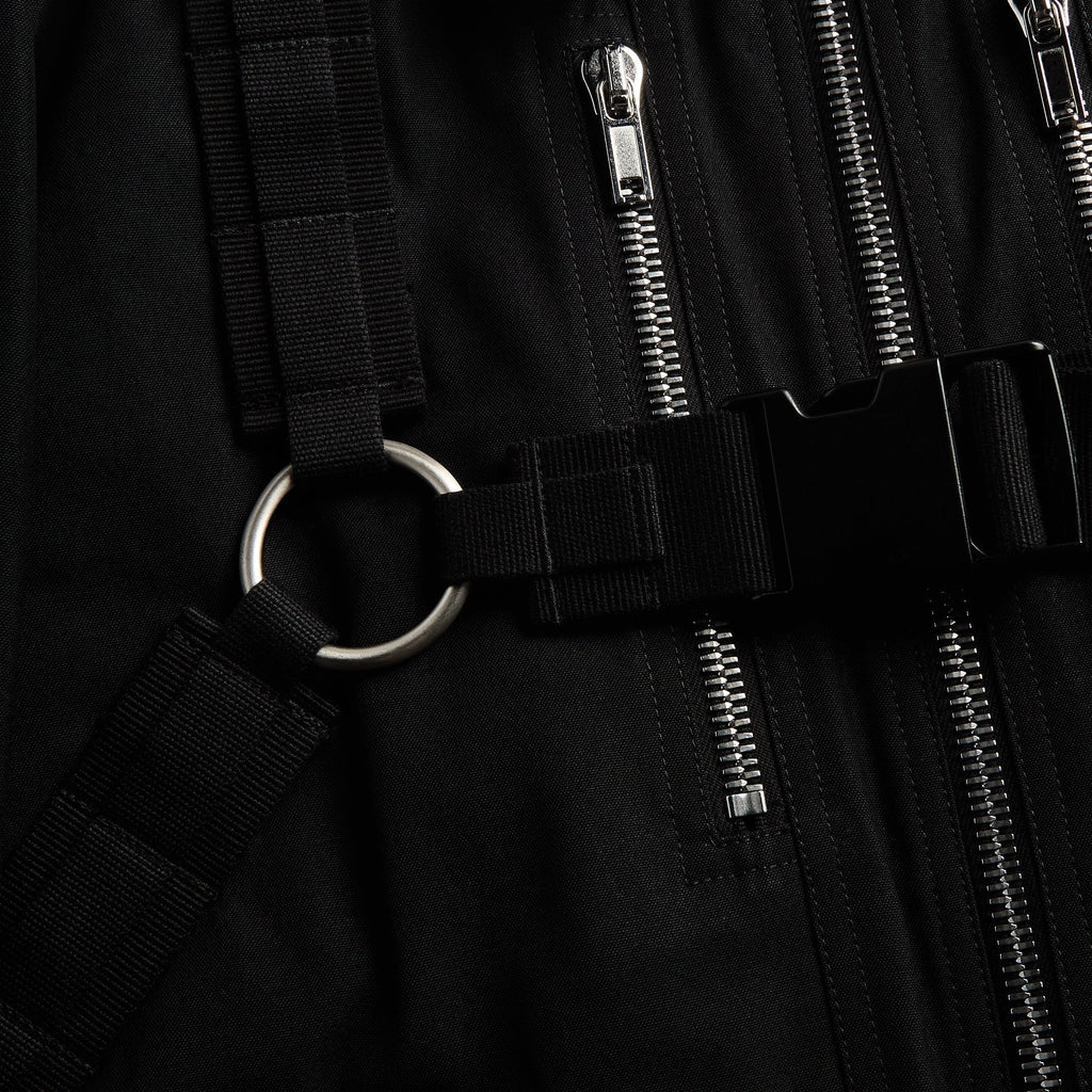 Rick Owens Blixa Cargo Bomber Jacket - Black