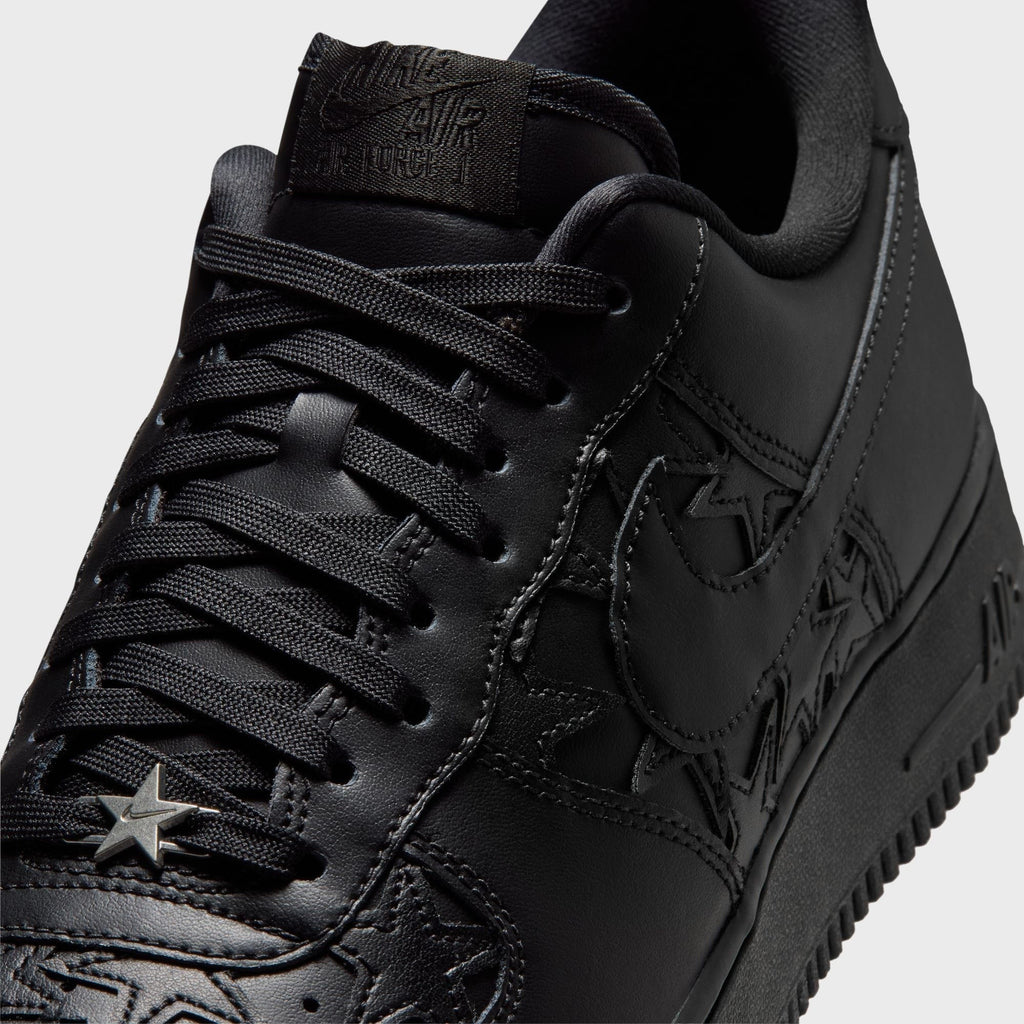 Nike Air Force 1 '07 Edge - Black / Metallic Silver