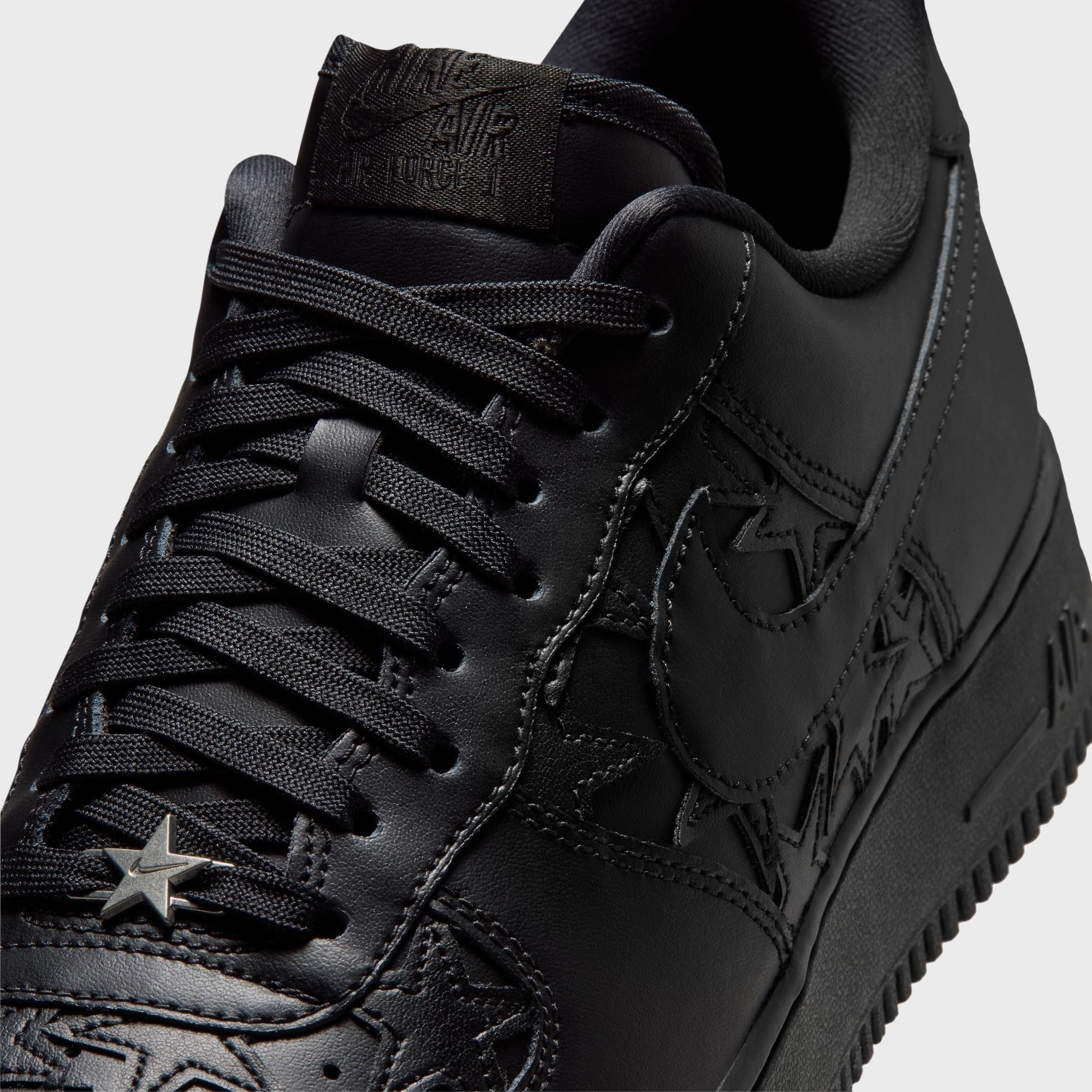 Nike Air Force 1 '07 Edge - Black / Metallic Silver