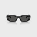 Ray-Ban x A$AP Rocky Kiliane Puffer Sunglasses - Black Frame / Dark Grey Lens