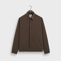 &Kin Striped Poplin Nico Shirt - Derby