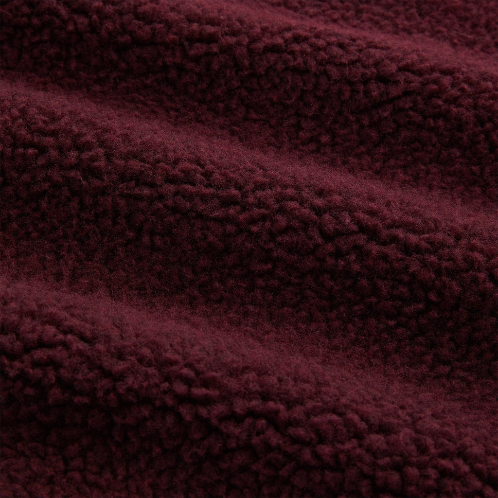 Kith for Bergdorf Goodman Heavy Sherpa Quarter Zip - Nocturnal