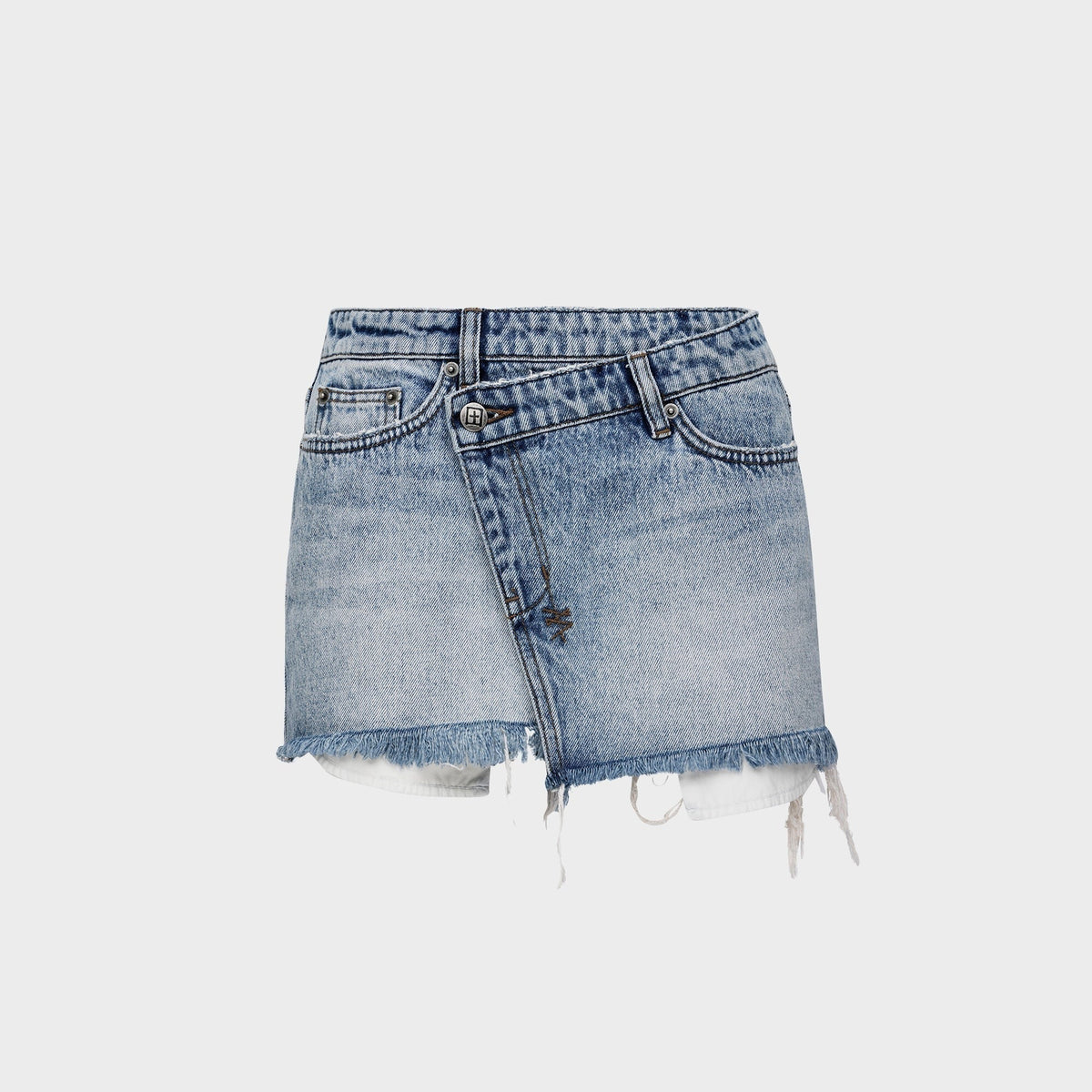 Ksubi Micro Mini Rap Skirt - Vapour