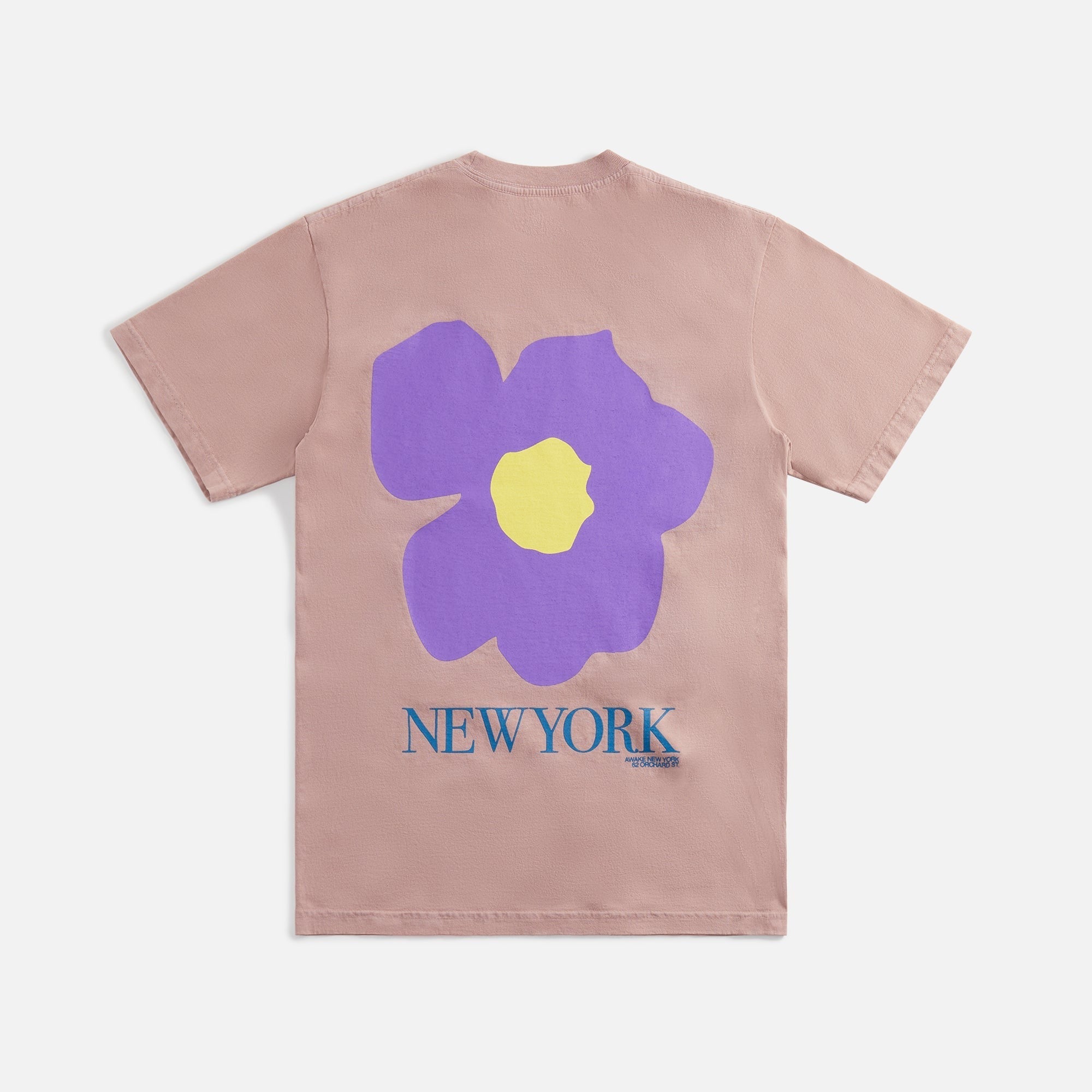 Awake NY Floral Printed Tee - Brown