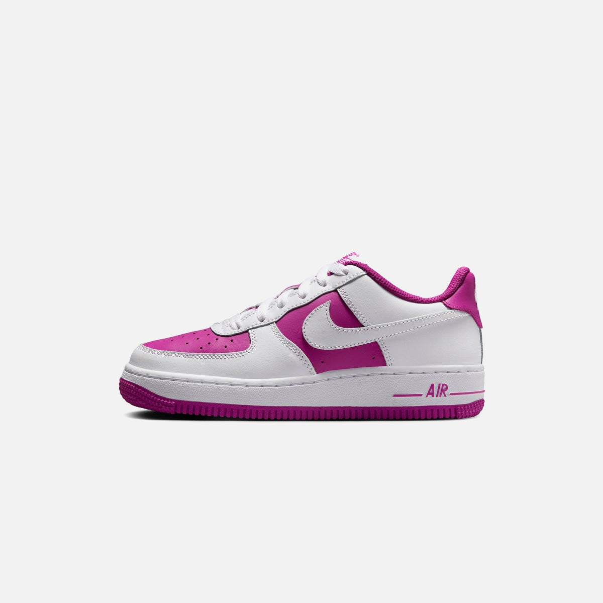 Nike GS Air Force 1 - White / Hot Fuchsia