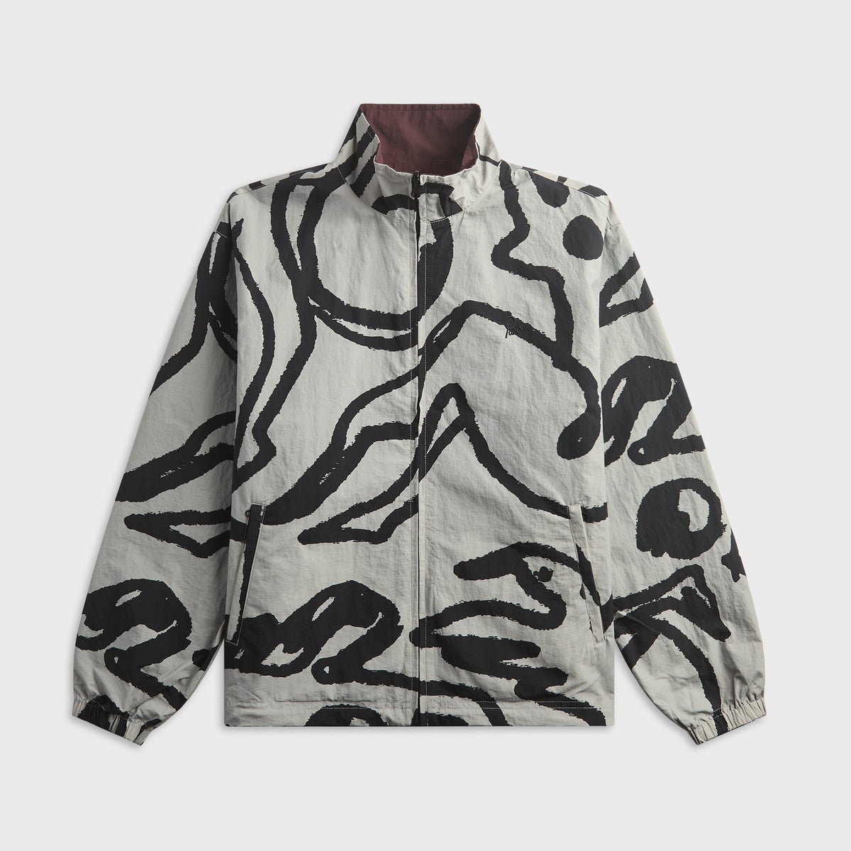by Parra Freak Scene Reversible Track Top - Grey
