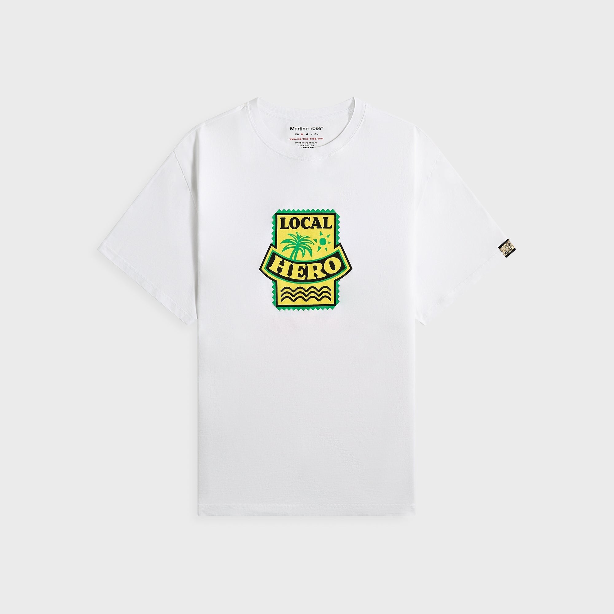 Martine Rose Oversized Tee - White Local Hero