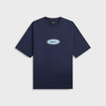 Daily Paper Dotted Logo Tee - Martime Blue