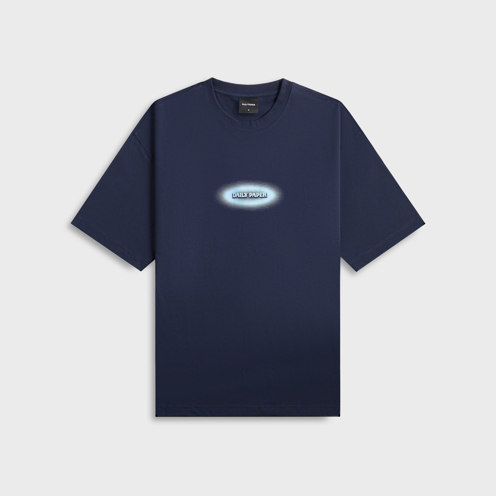 Daily Paper Dotted Logo Tee - Martime Blue