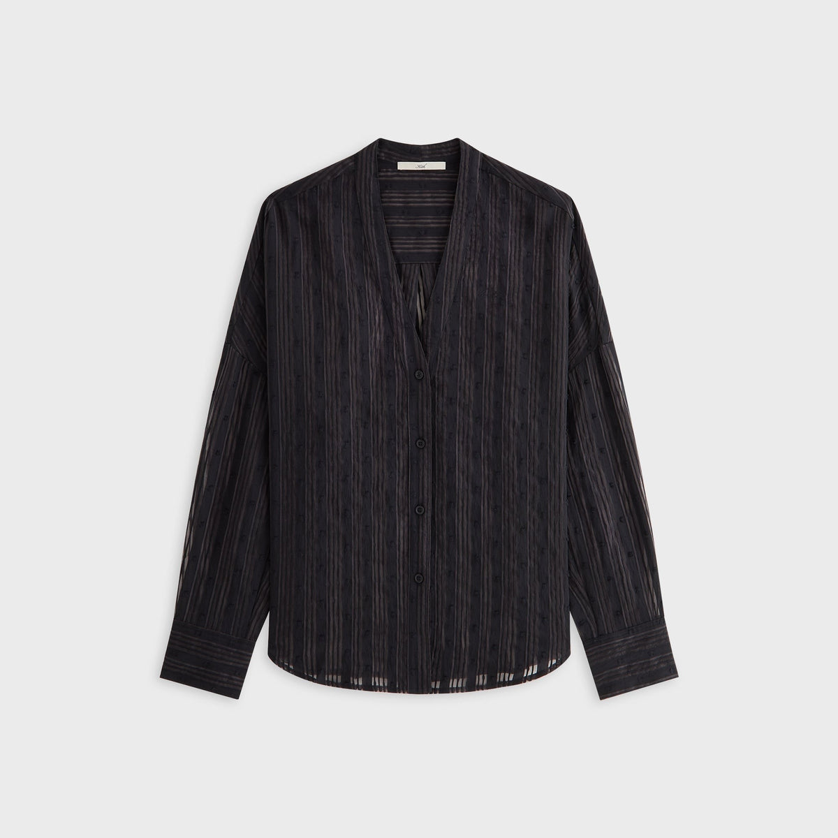 Kith Women Carmyn Sheer Cardigan Shirt - Black