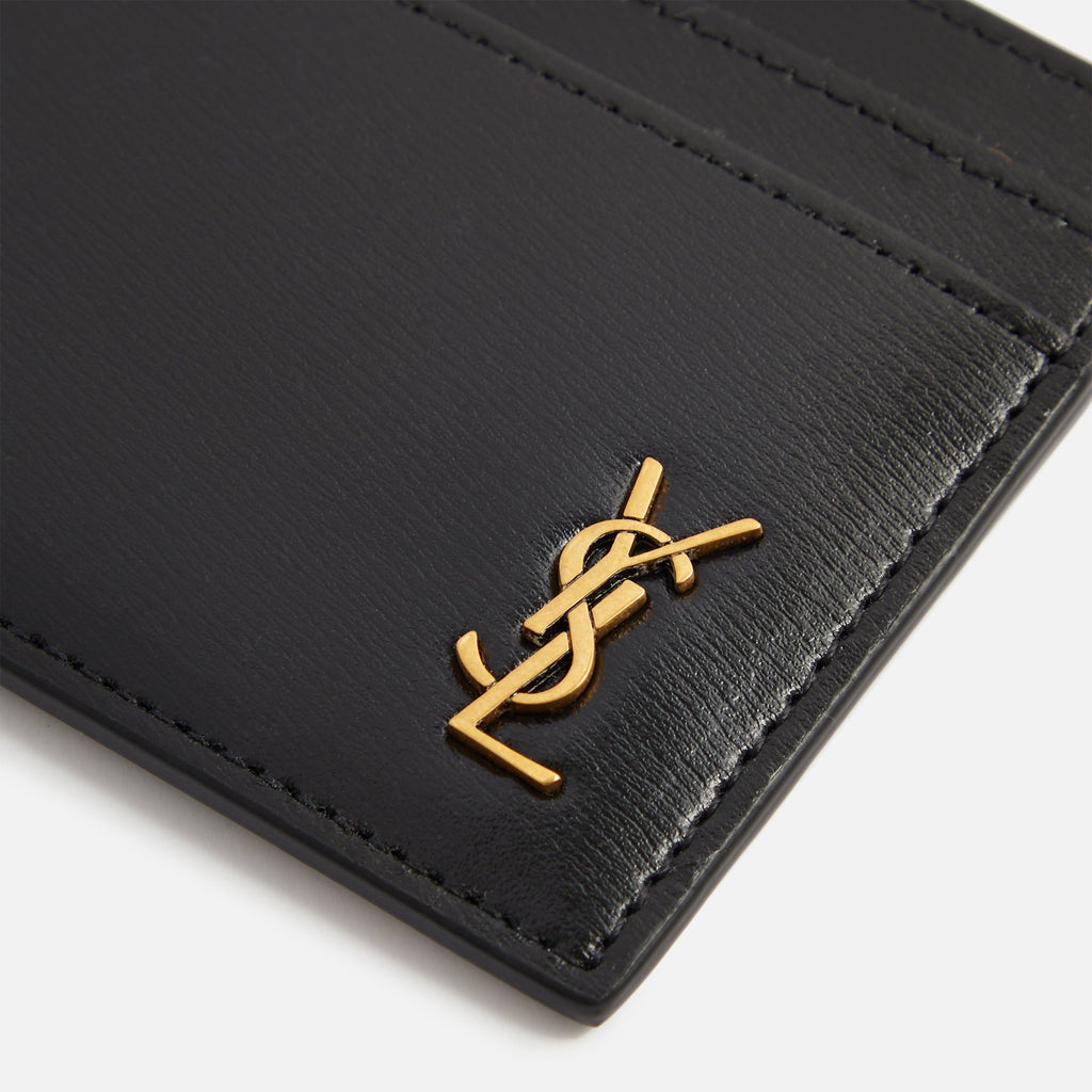 Saint Laurent YSL Credit Card Holder - Black