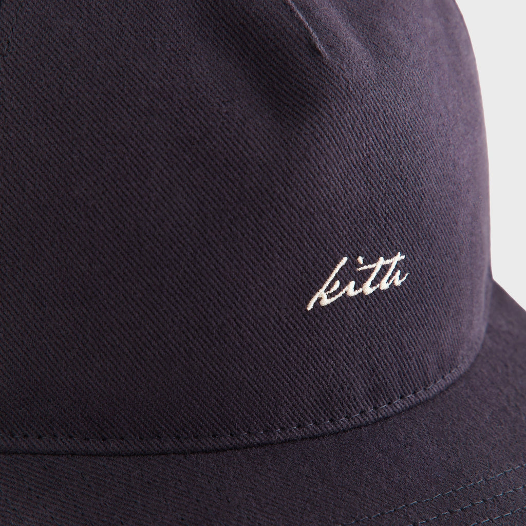 Kith Autograph Brushed Twill Bay Low Pinch Crown Cap - Nocturnal