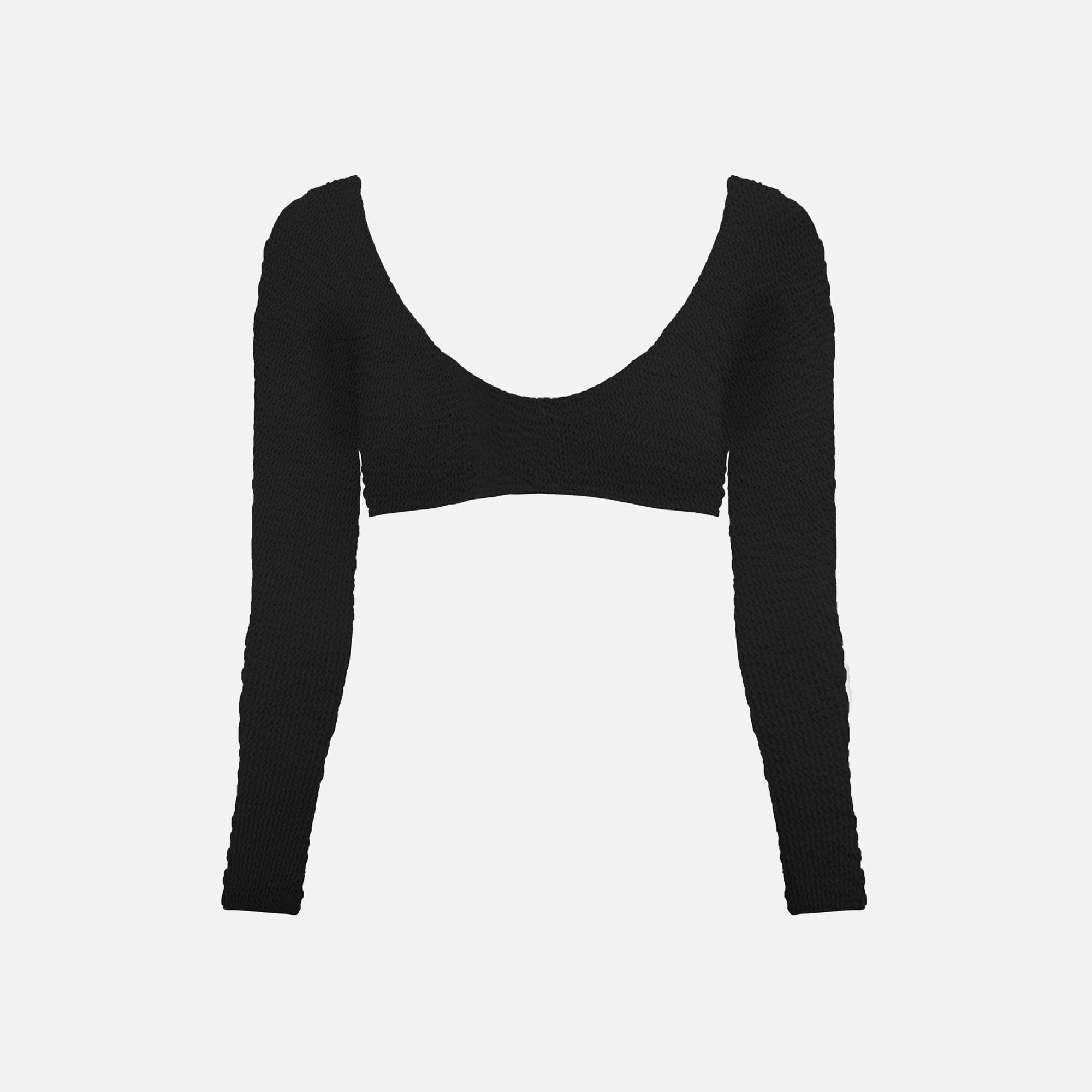 Bond Eye Sera Crop - Black Eco