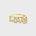 Isa Grutman Love Ring - Yellow Gold