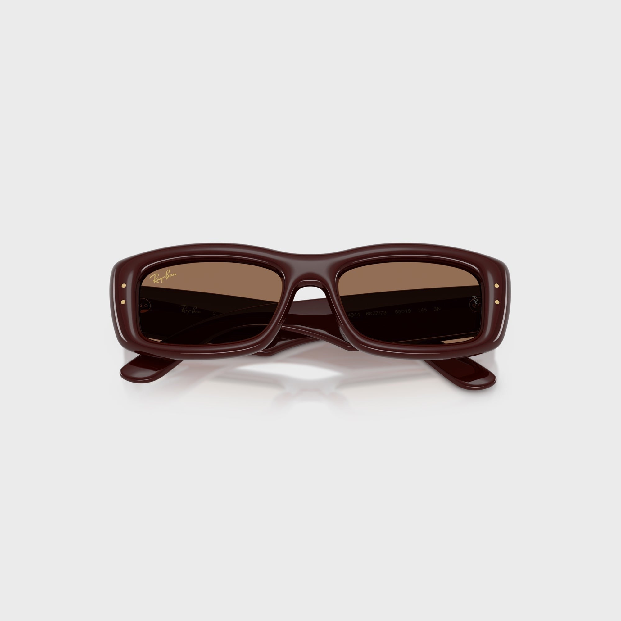 Ray-Ban x A$AP Rocky Kiliane Puffer Sunglasses - Transparent Brown Frame / Brown Lens