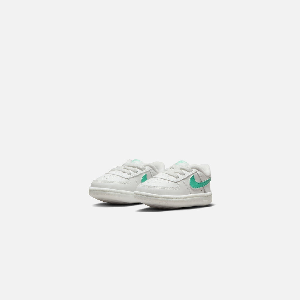 Nike Crib Air Force 1 - Summit White / Emerald Rise