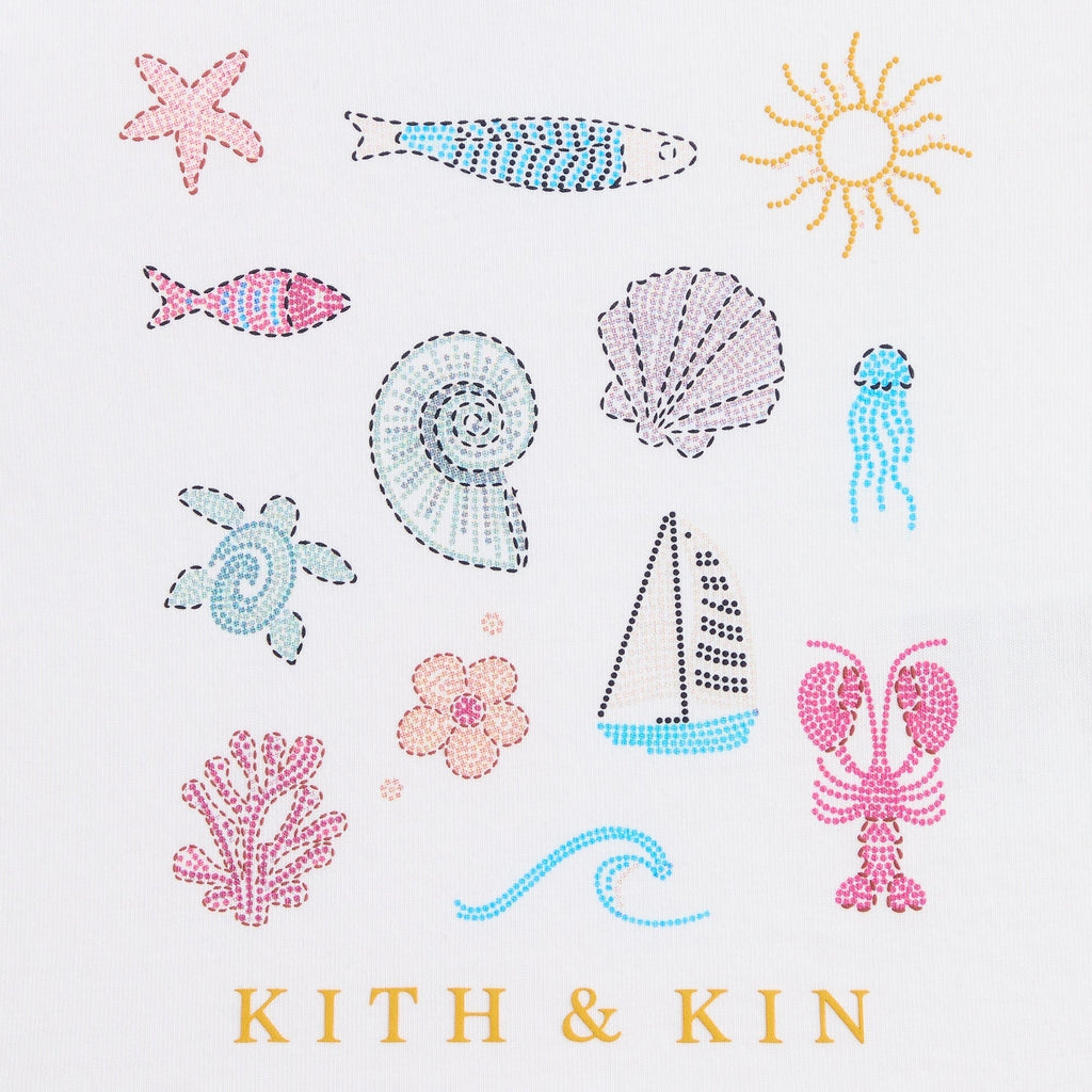 Kith Baby Kith & Kin Beach Tee - White