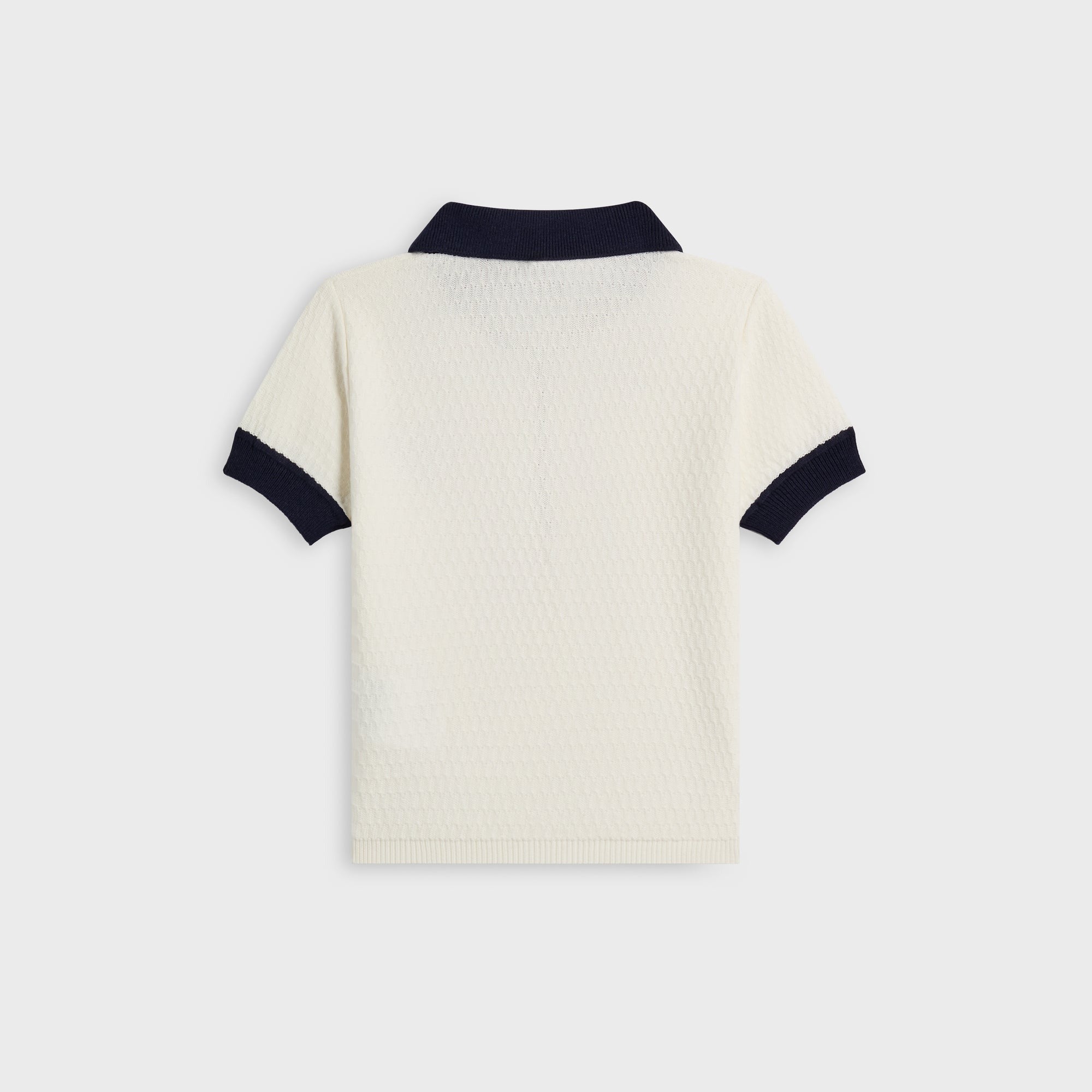 Kith Kids Knit Taylen Crop Polo - Silk