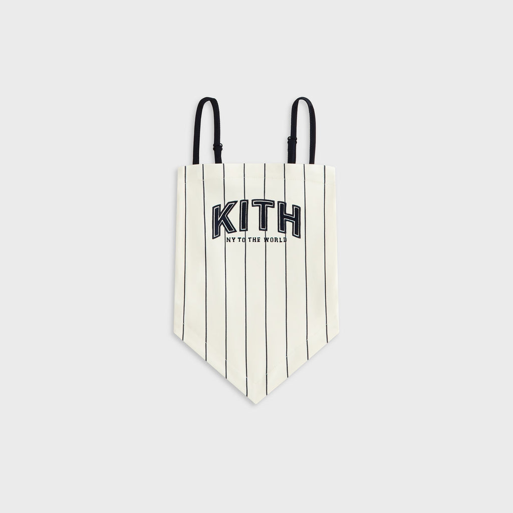 Kith Kids Pinstripe Baseball Ivy Top - Silk