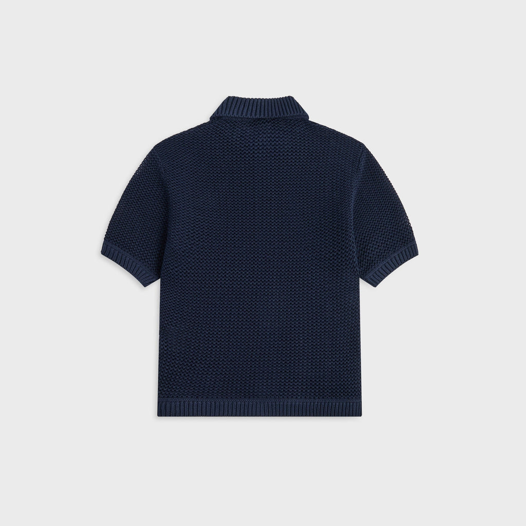 Kith Kids Textured Button Down Tilden Shirt - Nocturnal