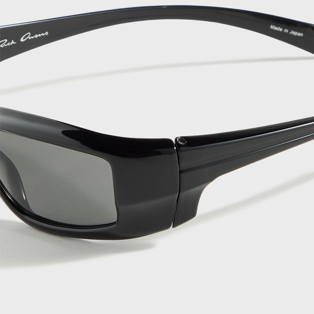 Rick Owens Sunglasses - Black Temple / Black Lens