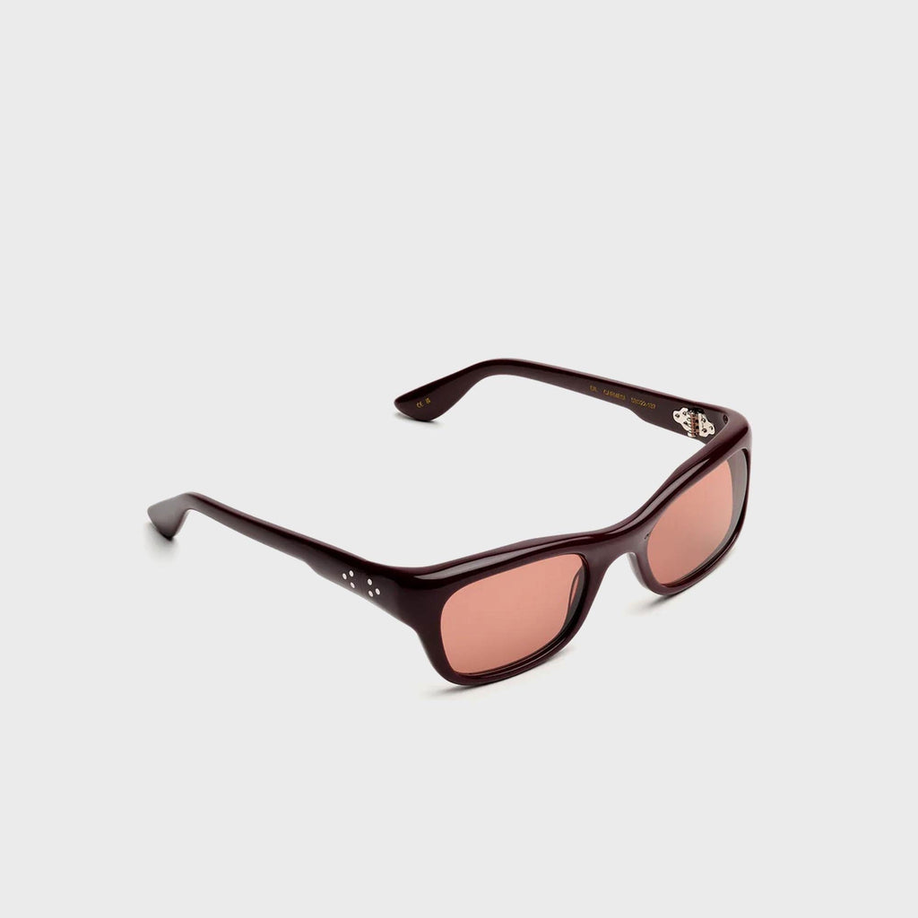 Port Tanger Dil Acetate Sunglasses - Carmesi / Tobacco