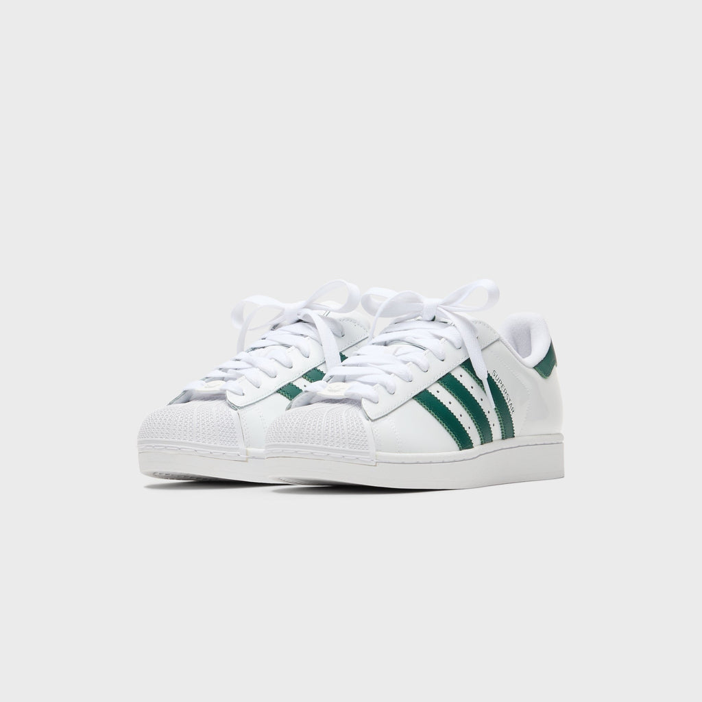adidas Superstar II - Cloud White / Collegiate Green