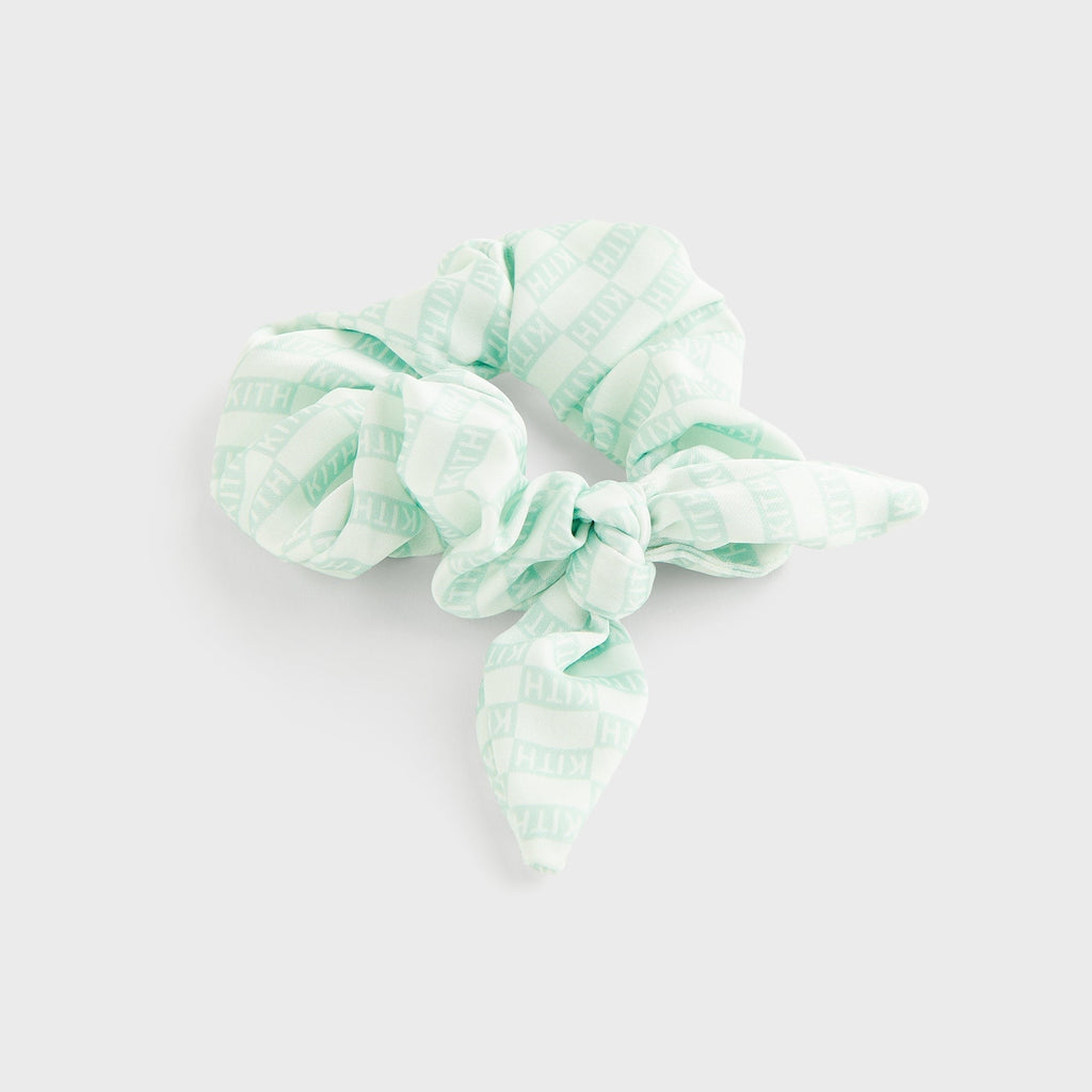 Kith Kids Set of 2 Printed Classic Logo Monogram Scrunchie - Multi
