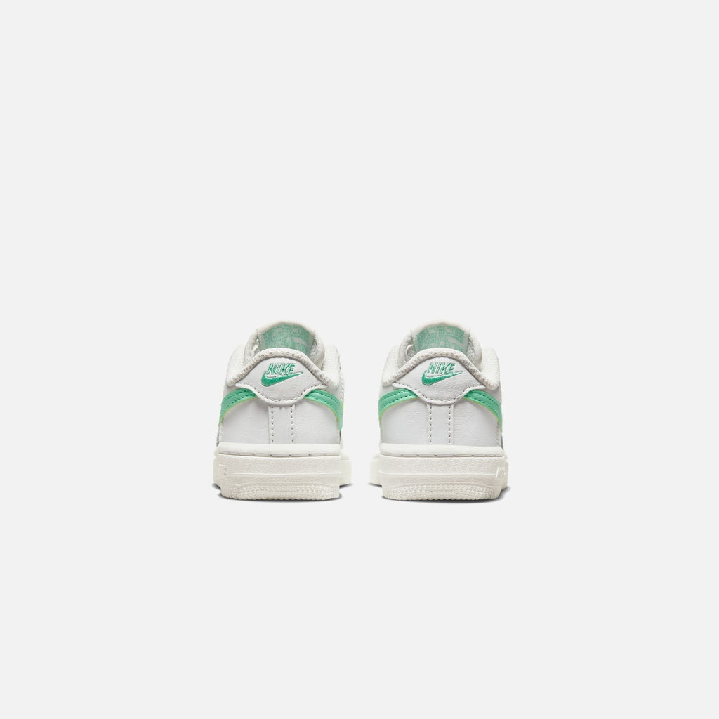 Nike TD Air Force 1 Low - Summit White / Emerald Rise